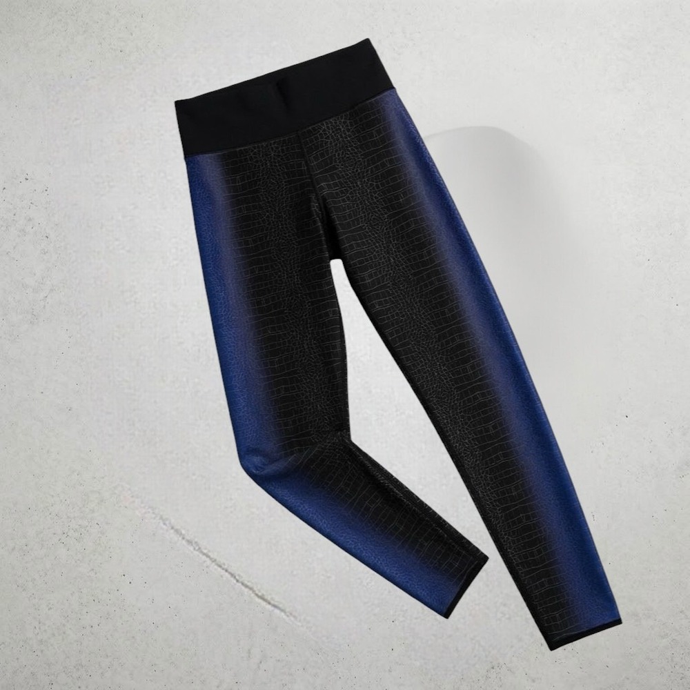 Ultracor Ultra High Leggings in Serpant Gradient Blue Black Women Size XS